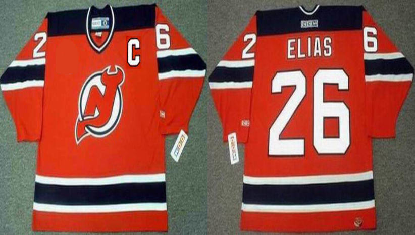 2019 Men New Jersey Devils #26 Elias red CCM NHL jerseys